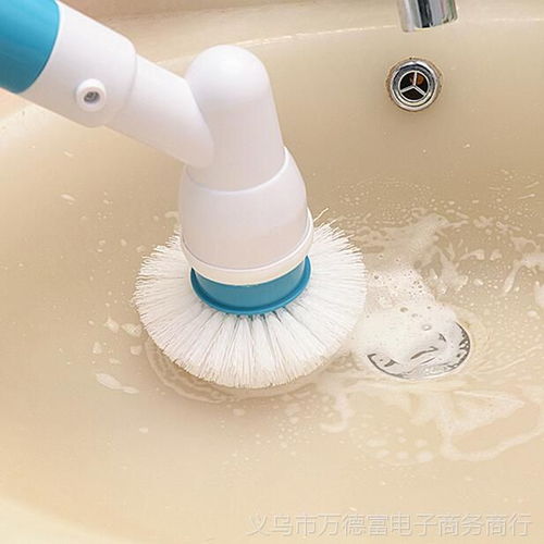turbo scrub 多功能電動長柄家務清潔刷套裝組合 颶風旋轉(zhuǎn)洗滌器