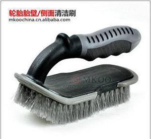 輪轂刷 L型輪胎刷 車(chē)用輪胎刷 輪胎清洗刷 帶手柄輪轂刷 清